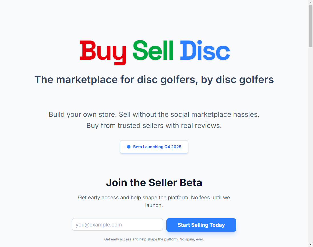 BuySellDisc marketplace